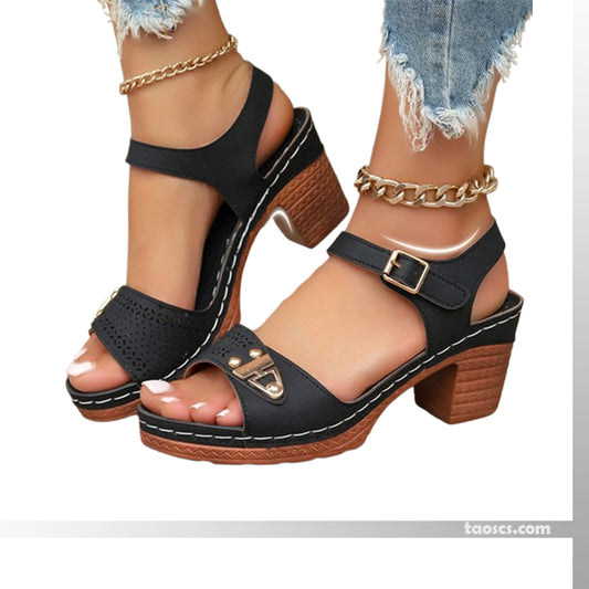 ⏰ 52% de réduction👠Sandales à talons hauts pour femmes