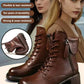 👢 50% DE RÉDUCTION ! 🎉 Bottes Femme Style Vintage – Élégantes, Confortables & Cuir Souple 🍂📦