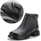 💞Livraison gratuite💞Bottines mi-montantes pour femme en cuir véritable avec fermeture éclair