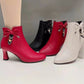 💖 49% OFF 💖Bottes à bout large pour femmes à la mode et chaudes 【Acheter 2, livraison gratuite】