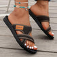 💕Profitez du confort💕Sandales plates confortables à bout ouvert pour pieds larges
