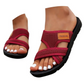 💕Profitez du confort💕Sandales plates confortables à bout ouvert pour pieds larges