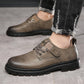 【40% de réduction】Chaussures cargo vintage en cuir pour hommes 🔥Livraison gratuite🔥