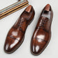 Chaussures En Cuir Véritable Haut De Gamme Pour Hommes Paul™, Superbement Sculptées