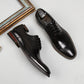Chaussures En Cuir Véritable Haut De Gamme Pour Hommes Paul™, Superbement Sculptées