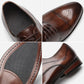 Chaussures En Cuir Véritable Haut De Gamme Pour Hommes Paul™, Superbement Sculptées