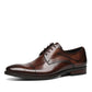 Chaussures En Cuir Véritable Haut De Gamme Pour Hommes Paul™, Superbement Sculptées