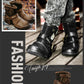 MEILLEUR CADEAU - Bottes En Cuir De Style Cowboy Occidental Pour Hommes
