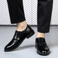 Chaussures En Cuir De Première Qualité Pour Hommes/Chaussures En Cuir De Vachette【Livraison Gratuite】
