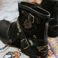 MEILLEUR CADEAU - Bottes En Cuir De Style Cowboy Occidental Pour Hommes