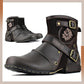 MEILLEUR CADEAU - Bottes En Cuir De Style Cowboy Occidental Pour Hommes
