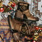 MEILLEUR CADEAU - Bottes En Cuir De Style Cowboy Occidental Pour Hommes