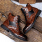 【 40% OFF 】Paul™ Bottes En Cuir à Motif Croco Vintage Pour Hommes